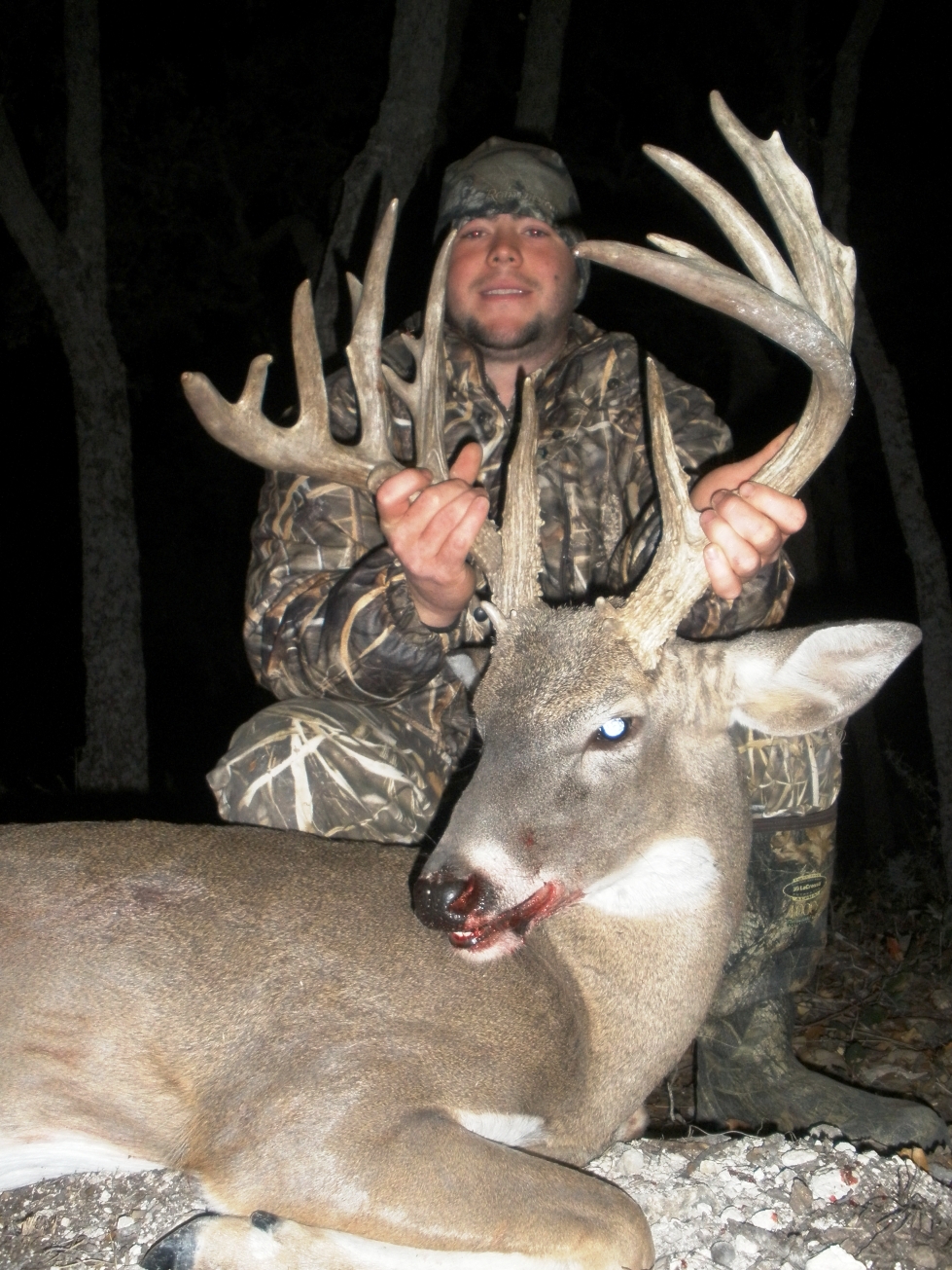 Brandon with a great whitetail 168 3/8 B&C