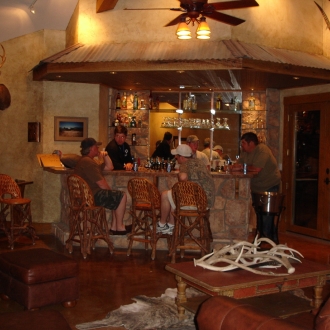 Bar at lodge